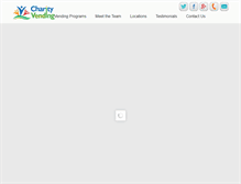 Tablet Screenshot of charityvending.org